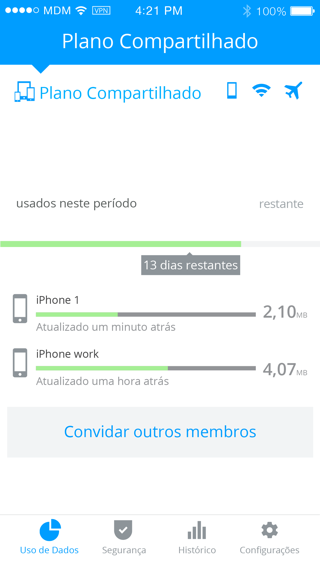 My Data Manager VPN Security — captura 4
